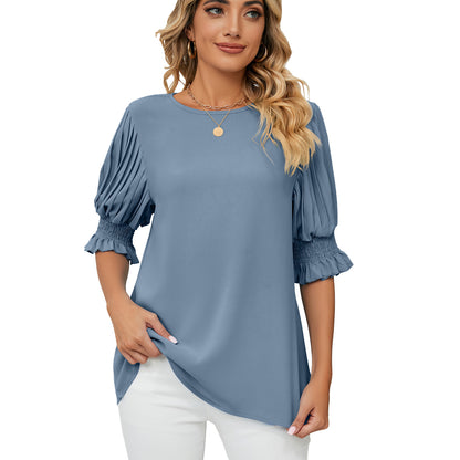 Princess Sleeves Chiffon Blouse