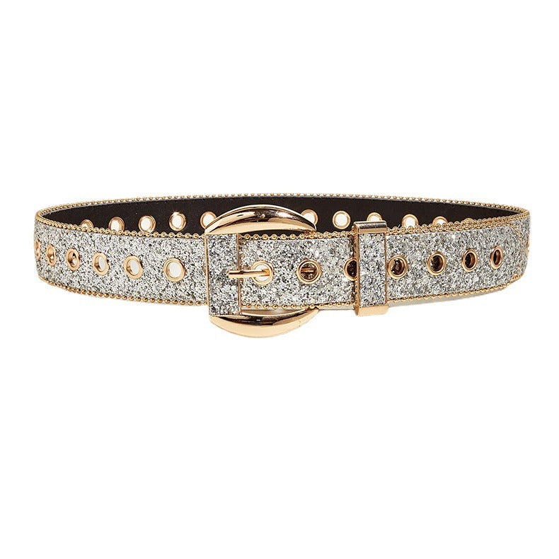 Women’s Sequin Rhinestone Belt