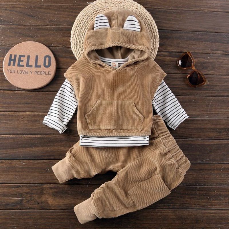 Baby Boy Sweatshirt & Pants Winter Suit