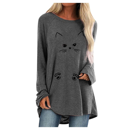 Women's Loose Long Sleeve T-Shirt