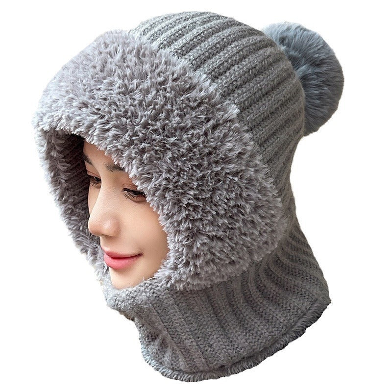 Multifunctional Hat Scarf One-piece Hat Neck Protection Warm