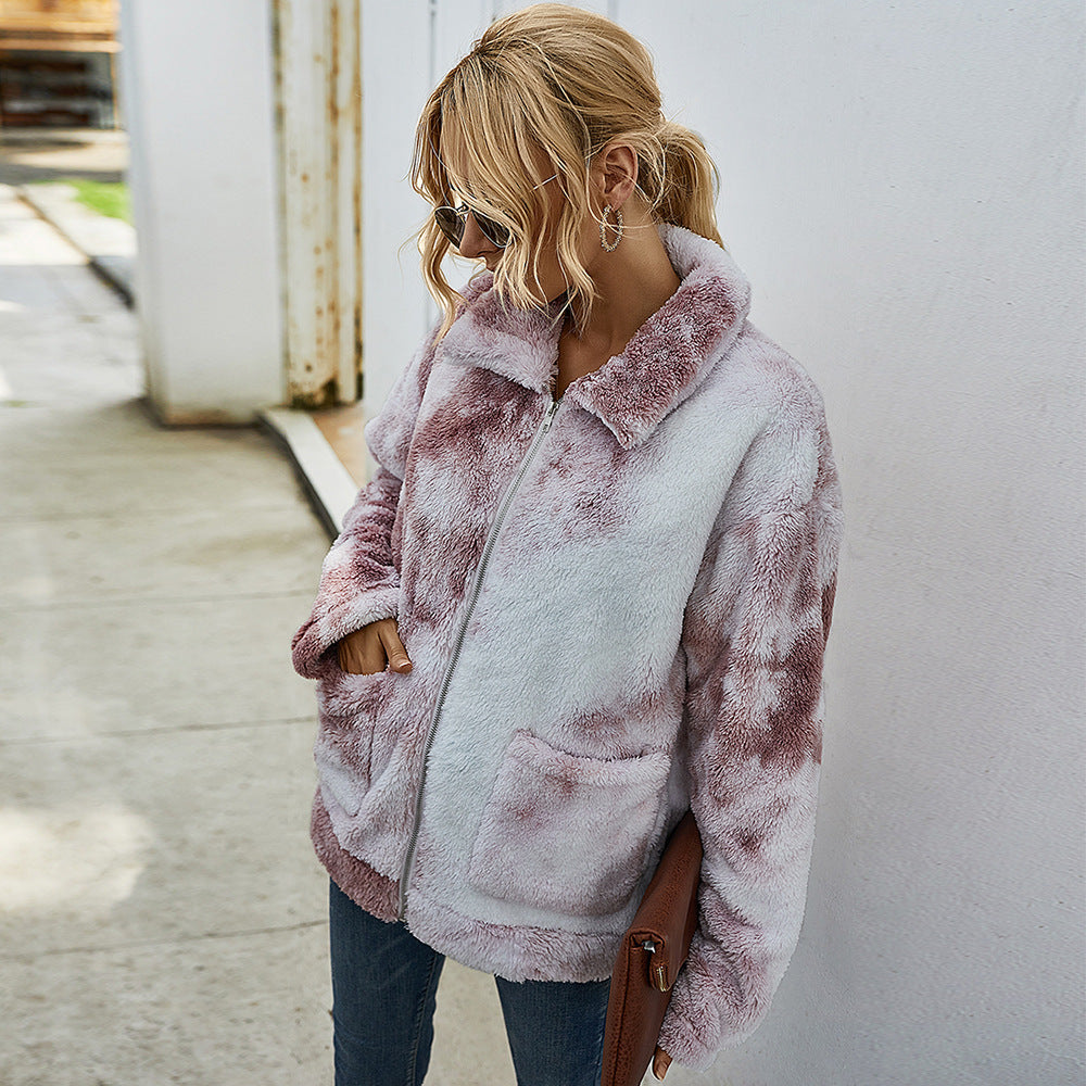 Tye Die wool coat - Magic Moon Store