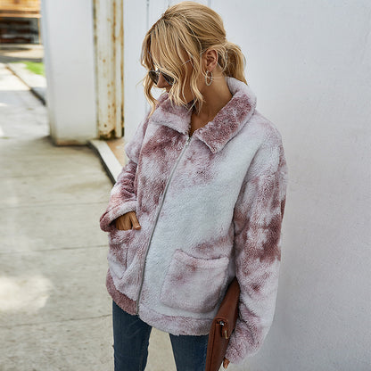 Tye Die wool coat - Magic Moon Store