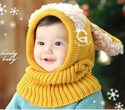 Puppy Conjoined Winter Hat for Baby - MAGIC MOON STORE