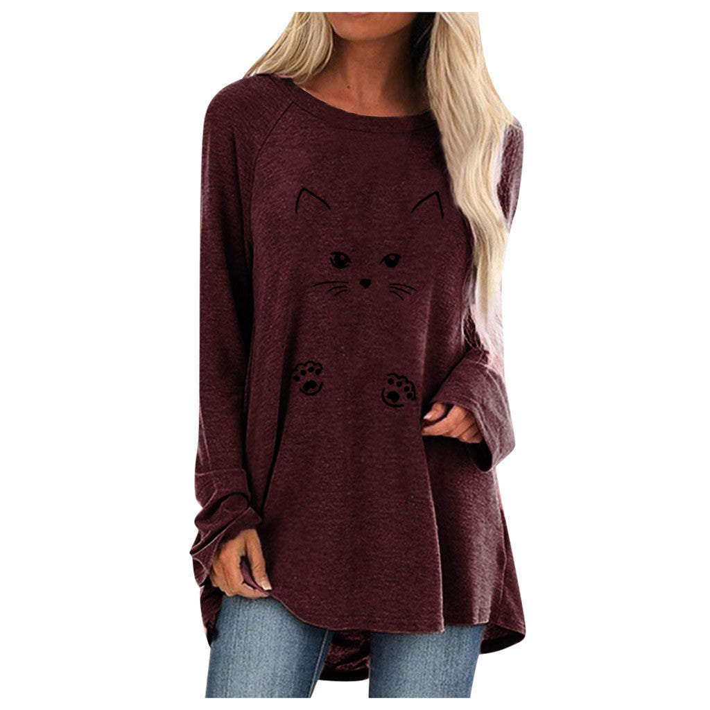 Women's Loose Long Sleeve T-Shirt