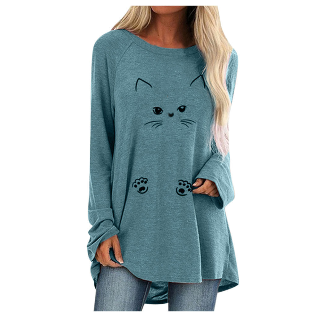 Women's Loose Long Sleeve T-Shirt