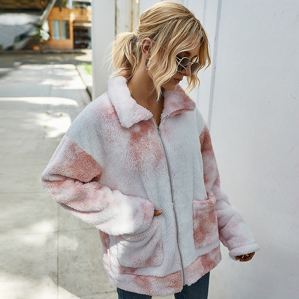 Tye Die wool coat - Magic Moon Store