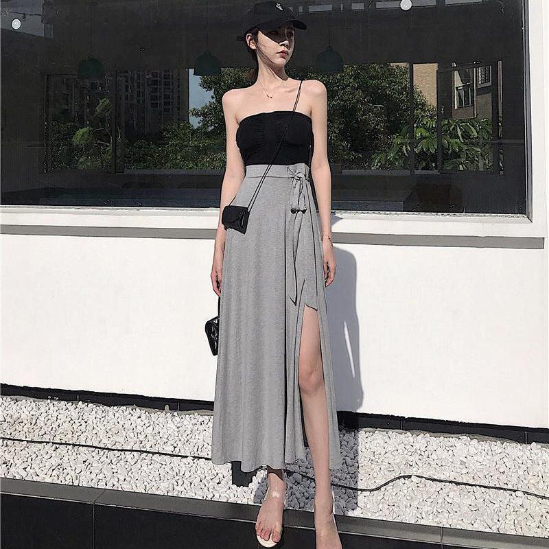 High Waist Flared Skirt