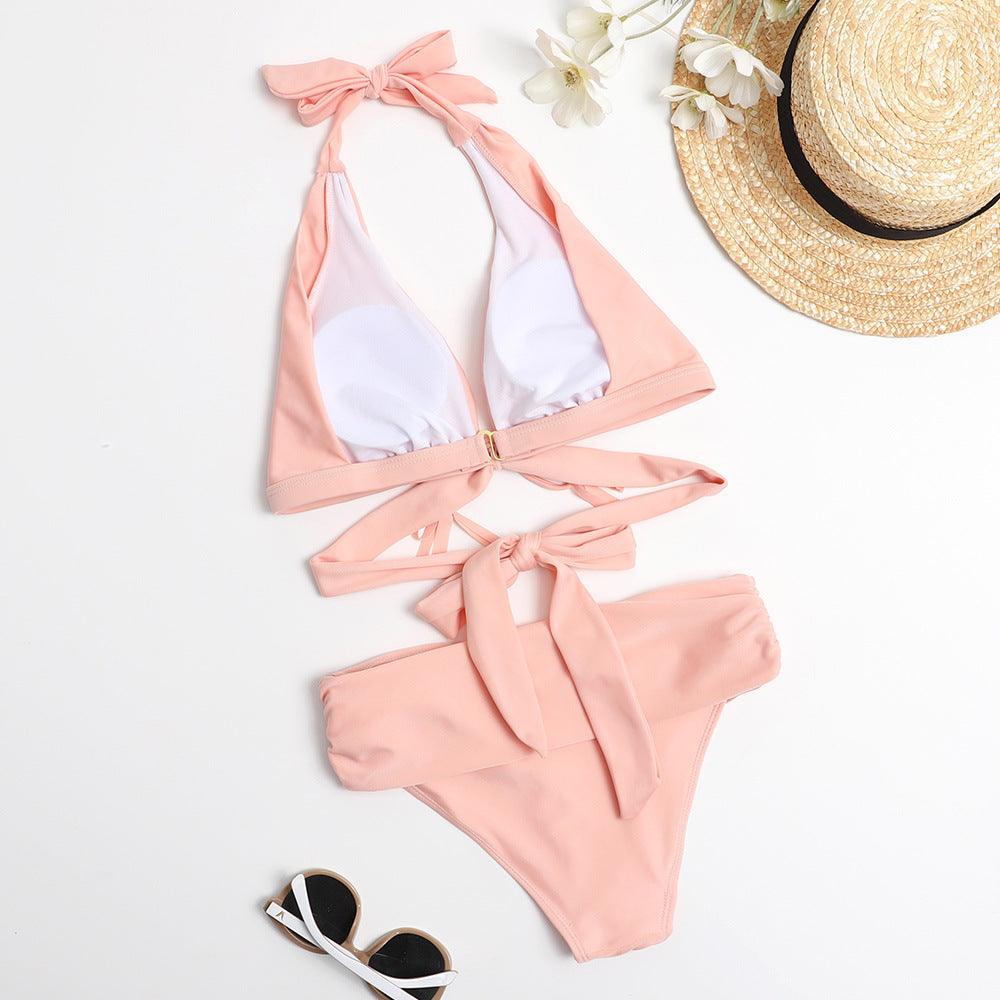 Bohemian High Waist Split Bikini - Magic Moon Store