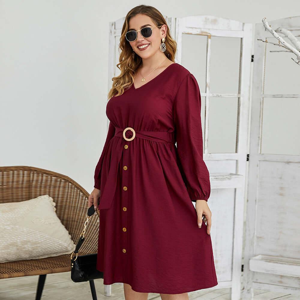 Plus Size Cotton Dress