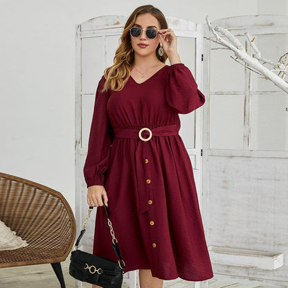 Plus Size Cotton Dress