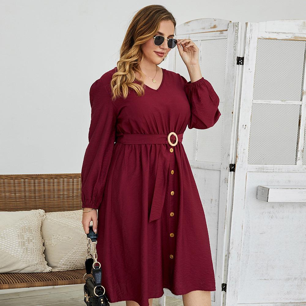 Plus Size Cotton Dress