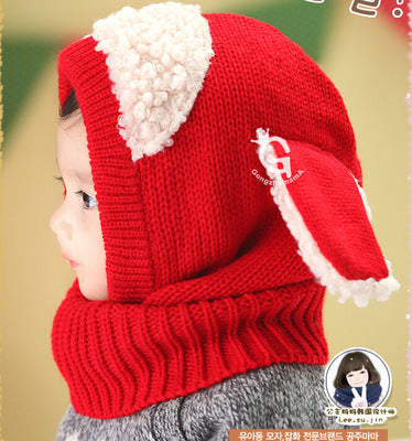 Puppy Conjoined Winter Hat for Baby - MAGIC MOON STORE