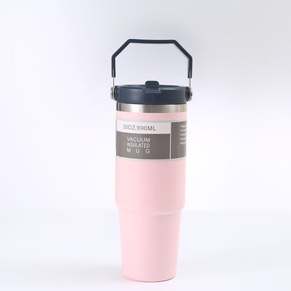 Bottle With Handle Cover Coffee Tumbler Cup MAGIC MOON STORE