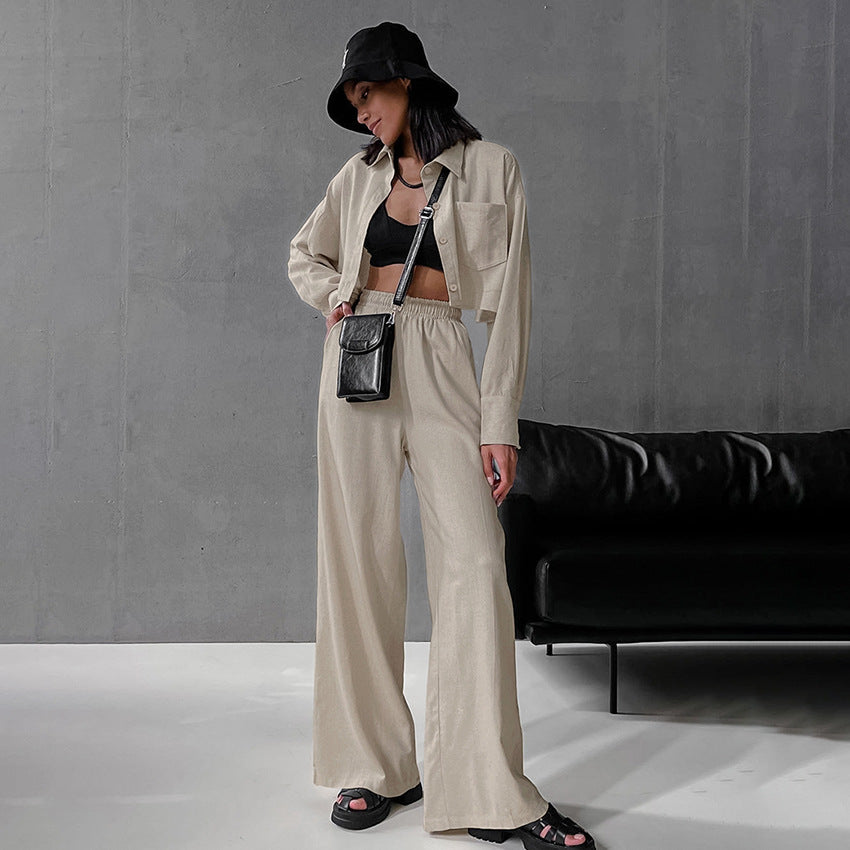 Loose Shirt and Pants Set