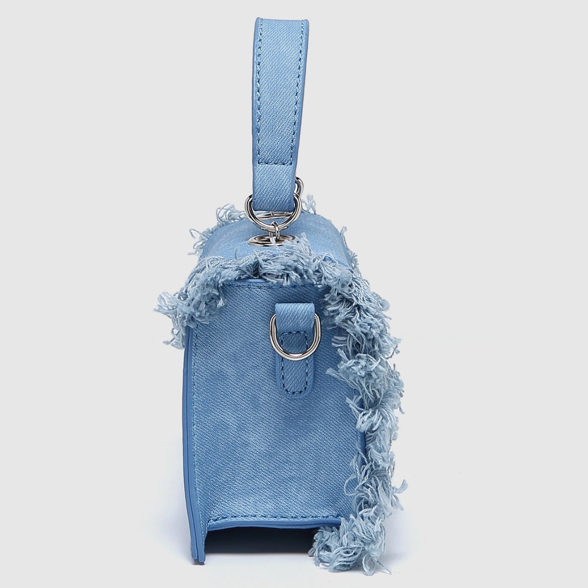 Retro Tassel Denim Mini Crossbody Bag