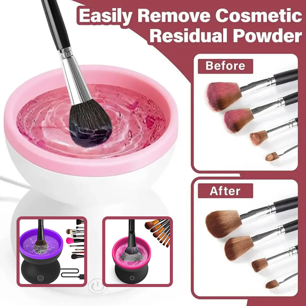 Electric Makeup Brush Cleaner Machine Portable Automatic USB Cosmetic Brush Cleaner Tools For All Size Beauty Makeup Brushes Set MAGIC MOON STORE