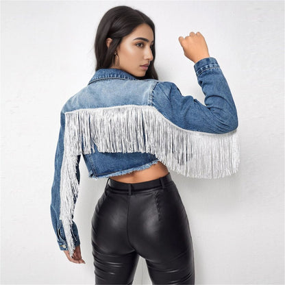 Tassel Stitching Cowboy Jacket