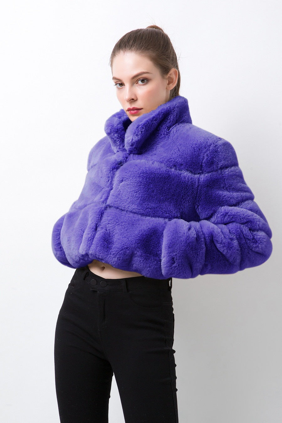 Short Faux Fur Jacket