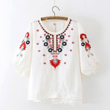 Janice Embroidery Blouse