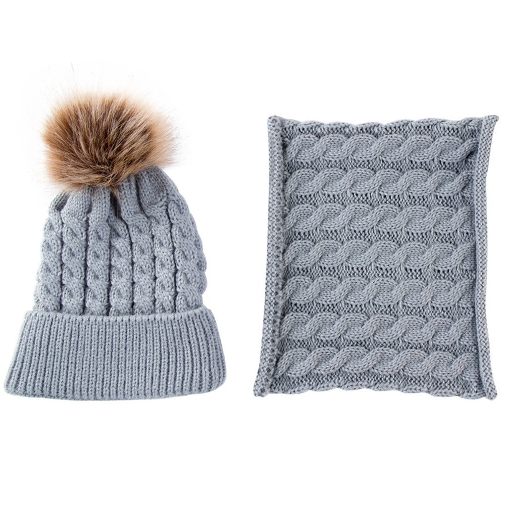 Baby Winter Caps + Scarf set