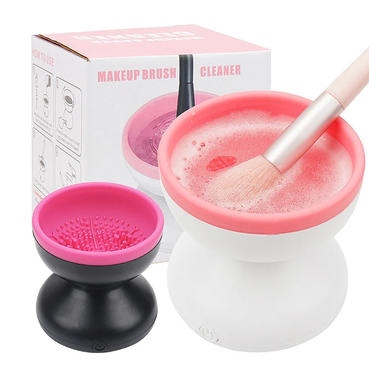 Electric Makeup Brush Cleaner Machine Portable Automatic USB Cosmetic Brush Cleaner Tools For All Size Beauty Makeup Brushes Set MAGIC MOON STORE