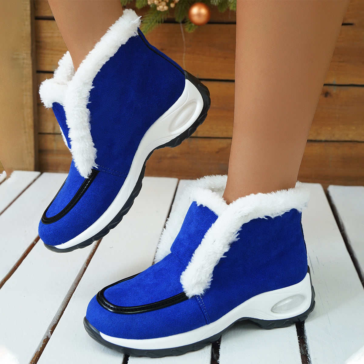 Velvet Snow Boots - Magic Moon Store