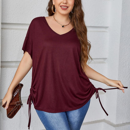 Plus Size Short-sleeved Loose T-shirt