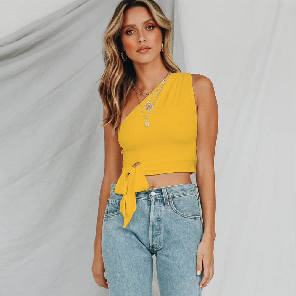 Jelly One Shoulder Top