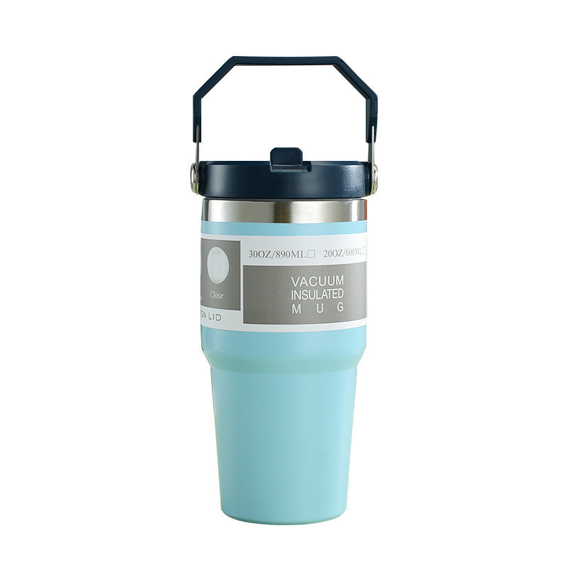 Bottle With Handle Cover Coffee Tumbler Cup MAGIC MOON STORE