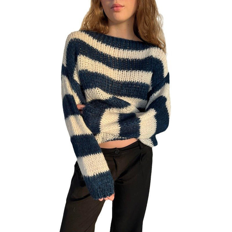 Loose All-match Long-sleeved Knitted Sweater