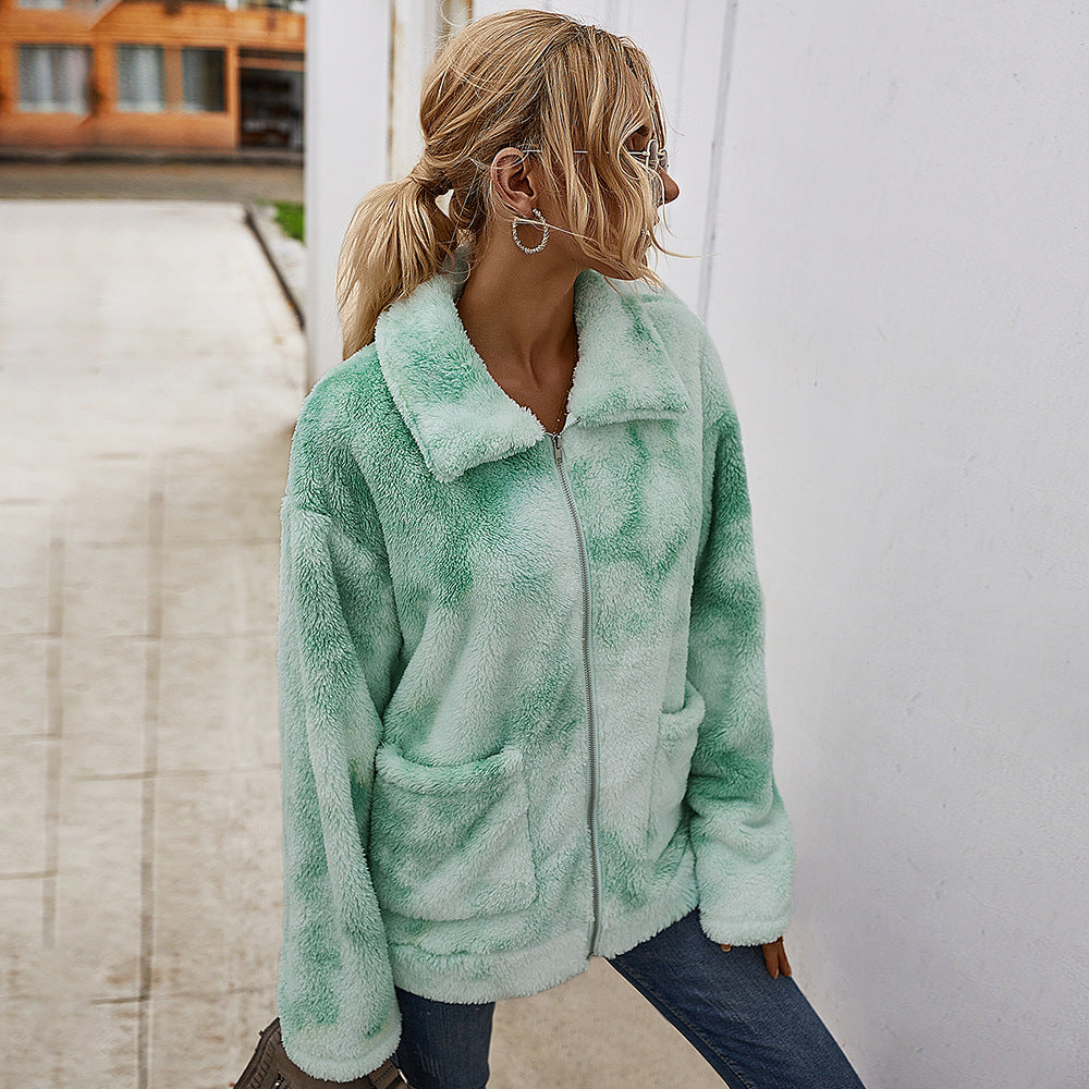 Tye Die wool coat - Magic Moon Store