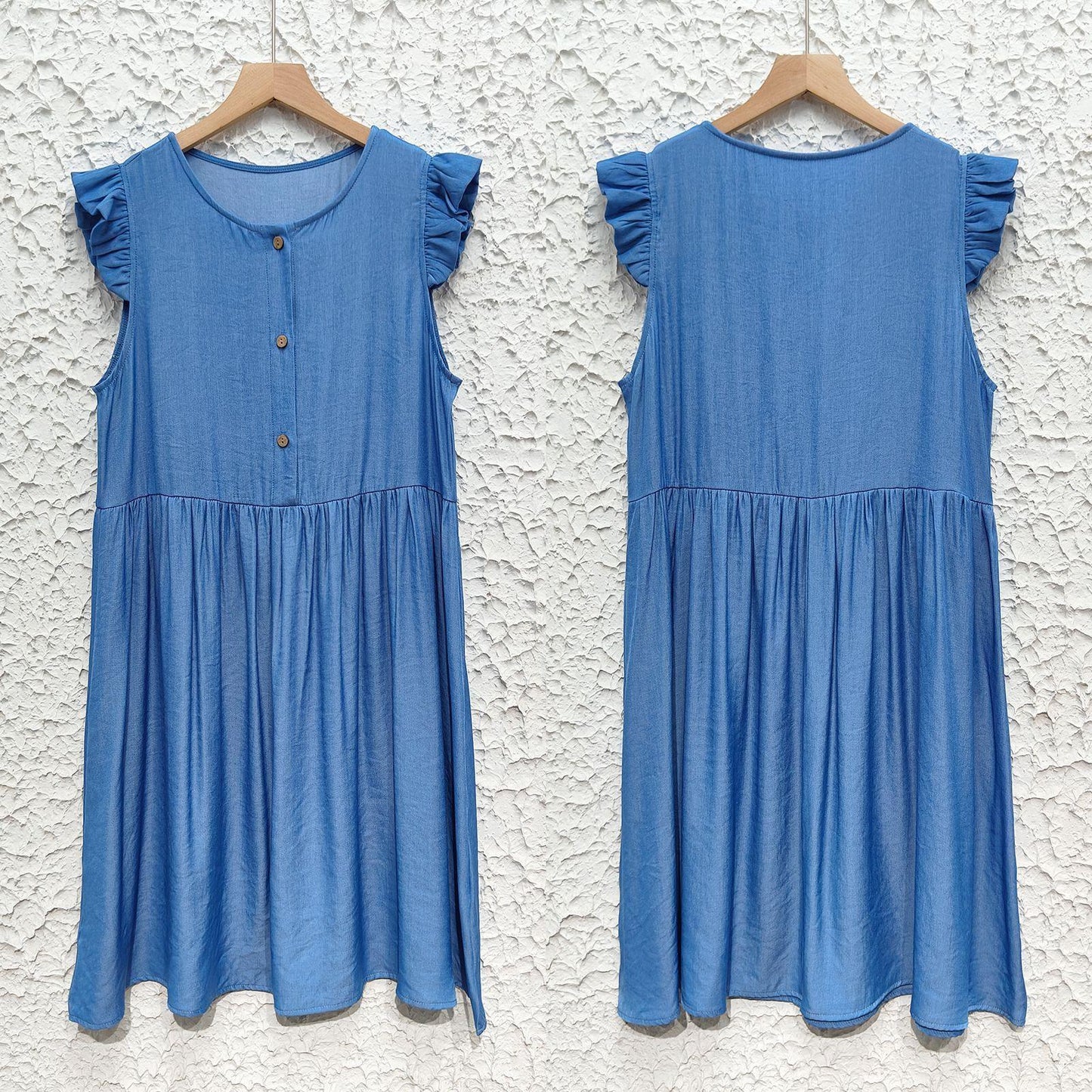 Ruffled Cuff Dress