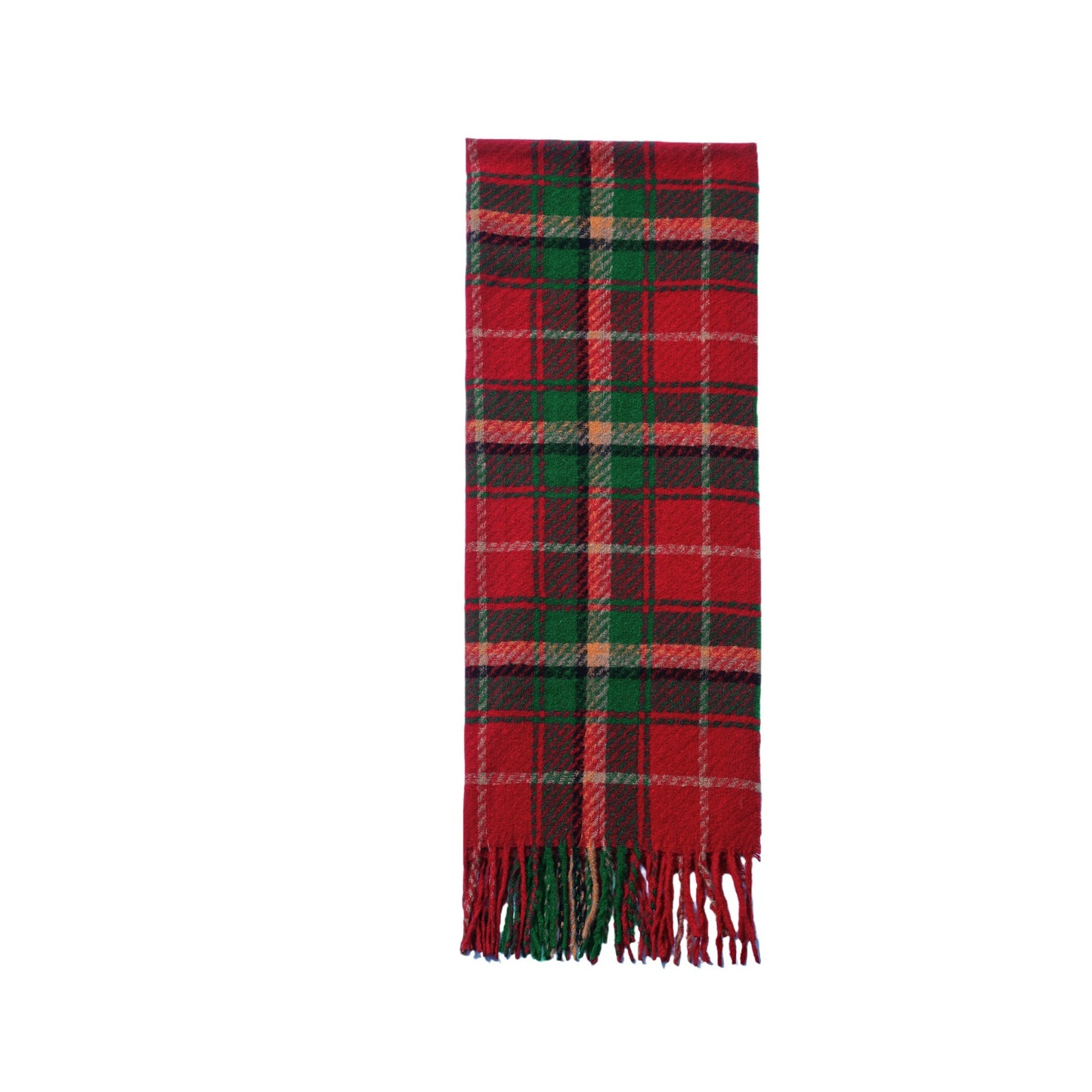 Red And Green Plaids Scarf - Magic Moon Store