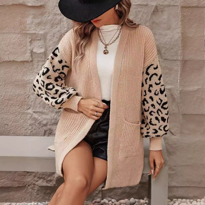 Loose Animal Print Sweater - Magic Moon Store