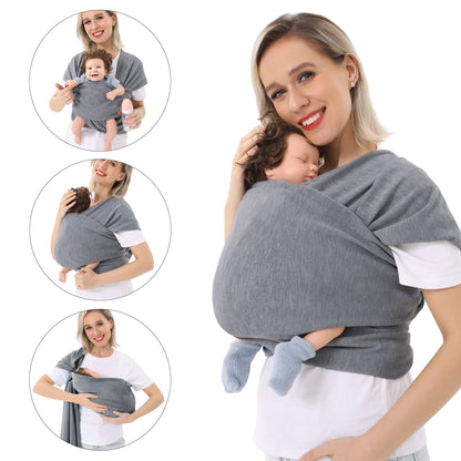 Front And Back Dual Wrap Scarf Baby Carrier Bag Multi-functional