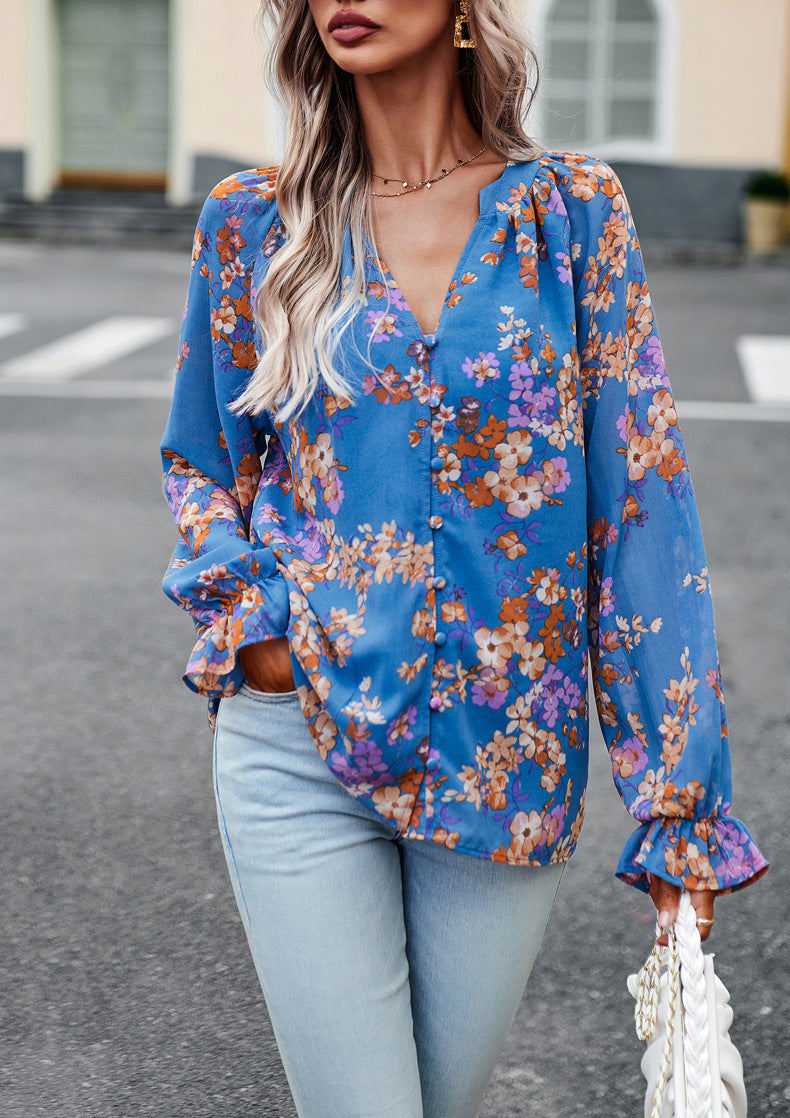 Floral Long Sleeve Shirt