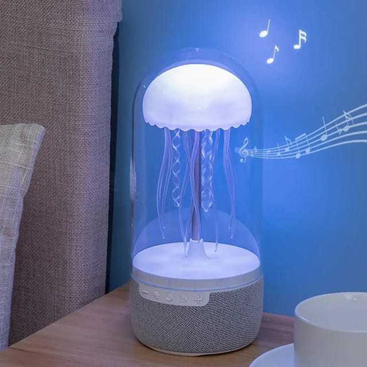 3 In 1 Creative Colorful Jellyfish Lamp Bluetooth Speaker Ellyfish Speaker With Lights