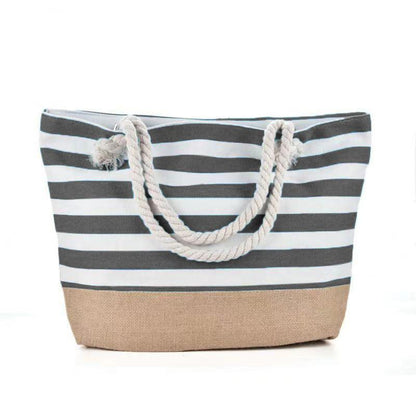 Striped Beach Bag