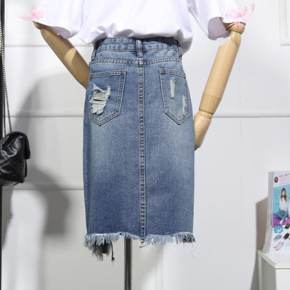 Denim skirt