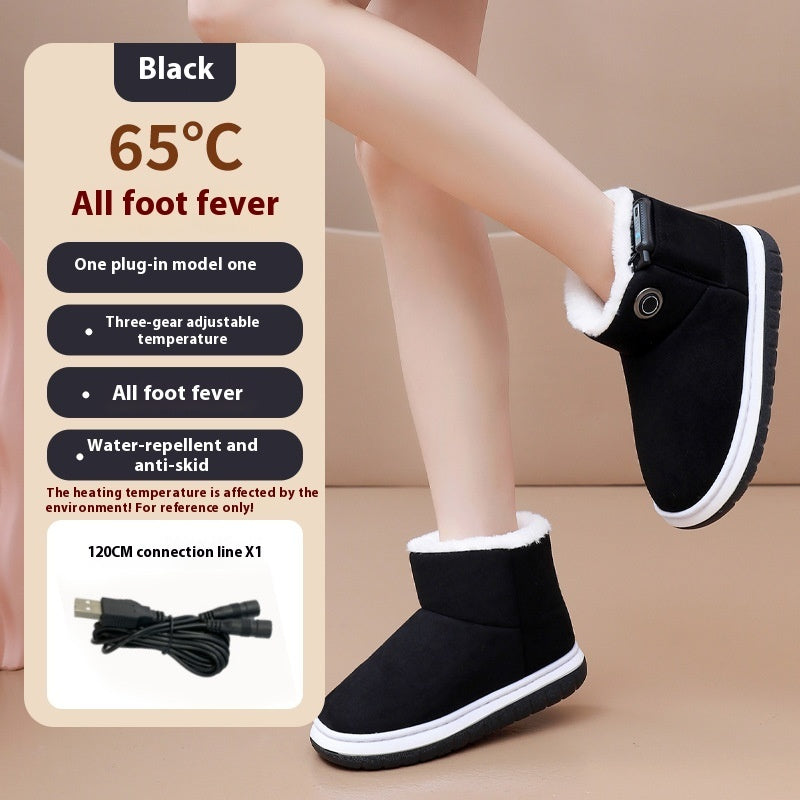 Electric Heating Cotton Shoes Charging Heating Boots - Magic Moon Store