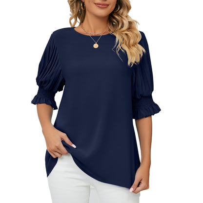 Princess Sleeves Chiffon Blouse