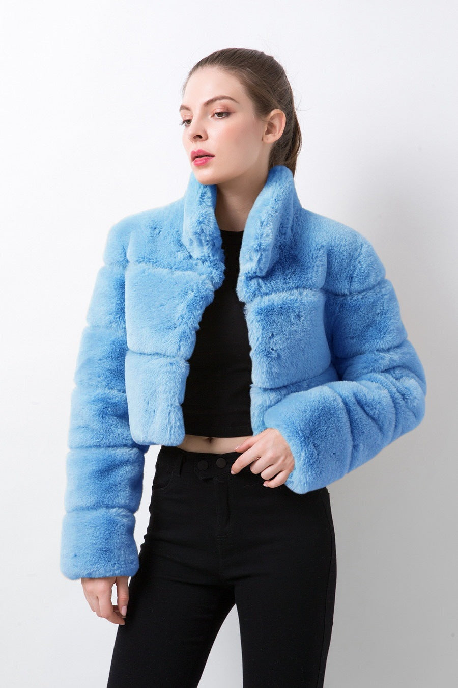 Short Faux Fur Jacket