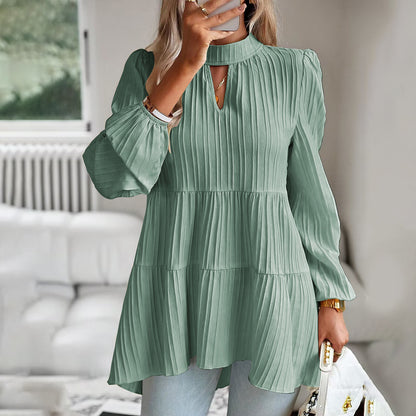 Elegant Long-sleeved Shirt For Women