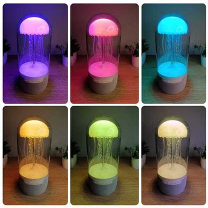 3 In 1 Creative Colorful Jellyfish Lamp Bluetooth Speaker Ellyfish Speaker With Lights