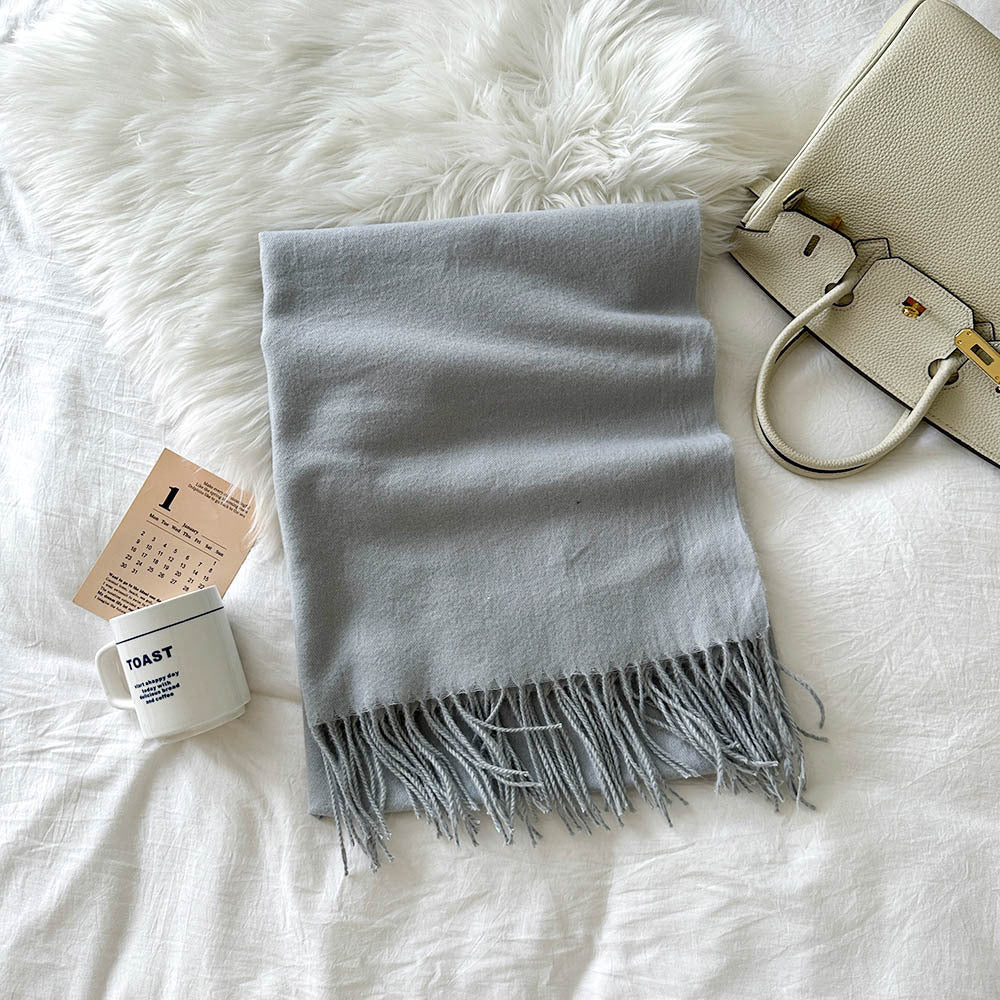 Cashmere Color Solid Warm Scarf - Magic Moon Store