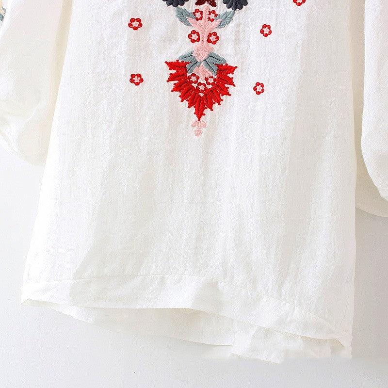 Janice Embroidery Blouse