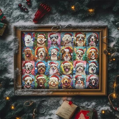 Merry Christmas Advent Calendar Puzzle