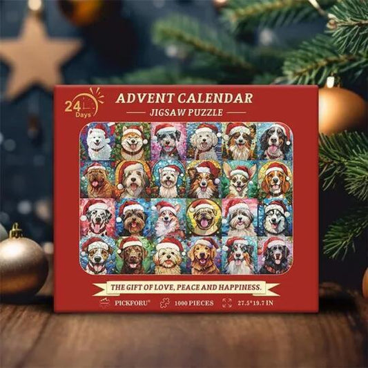 Merry Christmas Advent Calendar Puzzle