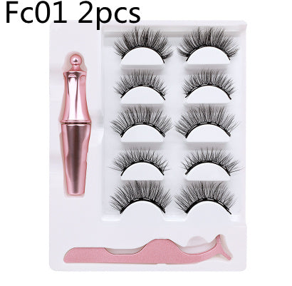 Three pairs of false eyelashes & Liquid Eyeliner - Magic Moon Store